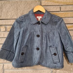 Anne Taylor Loft Petites 3/4 Sleeve Railroad Stripe SZ SP